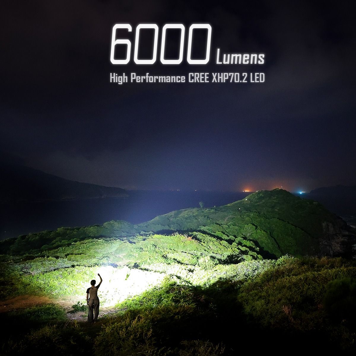 IMALENT BL70 6000 Lumen Type-C genopladelig LED EDC lommelygte