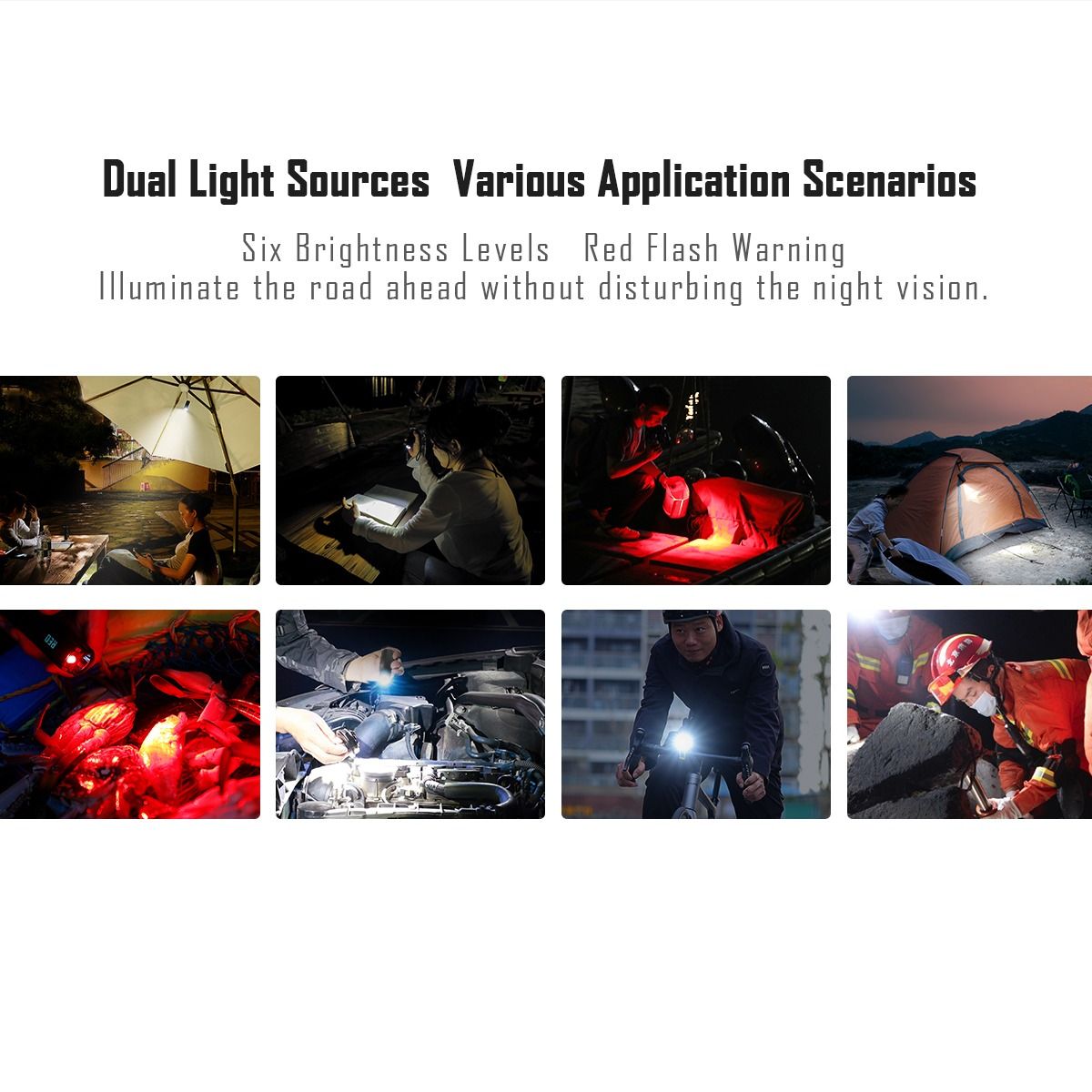 IMALENT BL70 6000 Lumen Type-C genopladelig LED EDC lommelygte