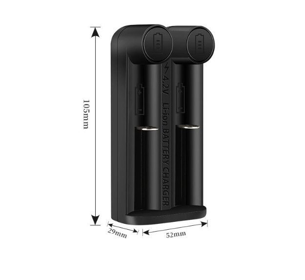 21700 batterioplader til 18650 CR123A 14500 med intelligent MCU-teknologi og sikkerhedsfunktioner - effektiv løsning