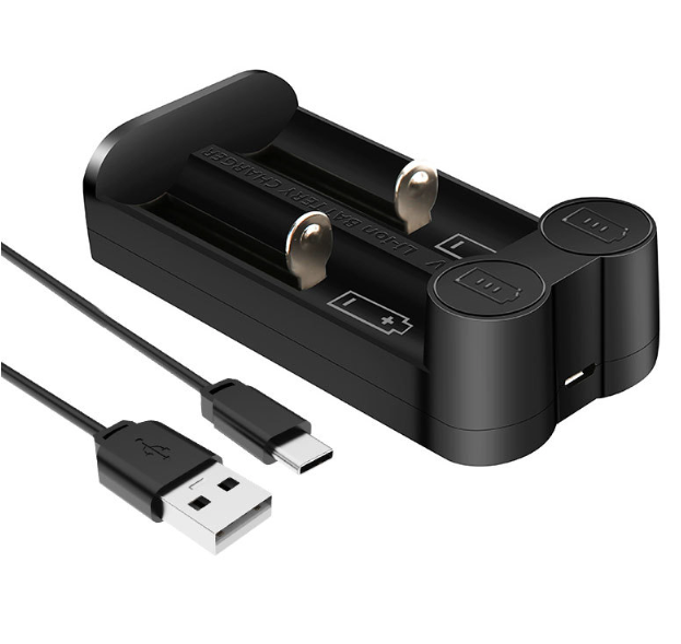 21700 batterioplader til 18650 CR123A 14500 med intelligent MCU-teknologi og sikkerhedsfunktioner - effektiv løsning