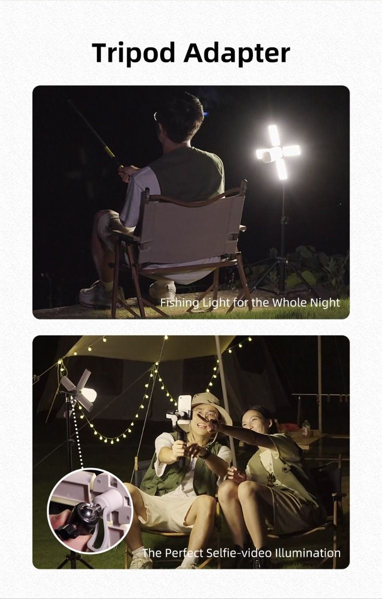 Klarus CL2 750 Lumen Freefolding Campinglampe Bærbar Øjenvenlig Alsidig Lampe med 7 Lystilstande