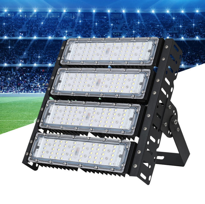 LED-modul tunnellys udendørs vandtæt høj mast stadionlys 200W højeffekt engineering-modul projektør