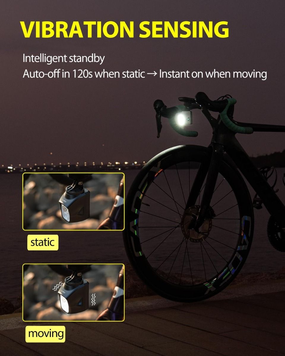 TOWILD DLite 1700 USB-genopladelig cykellygte 1900 lumen vandtæt forlygte cykling DL1700 cykellys