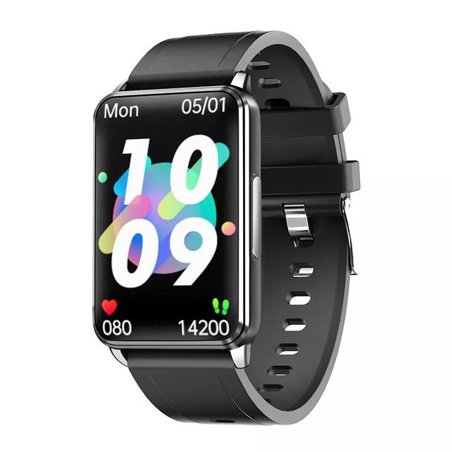 EP02 Blodsukker Smartwatch EKG HRV puls temperatur 1.57" HD vandtæt Smart armbånd Fitness Tracker