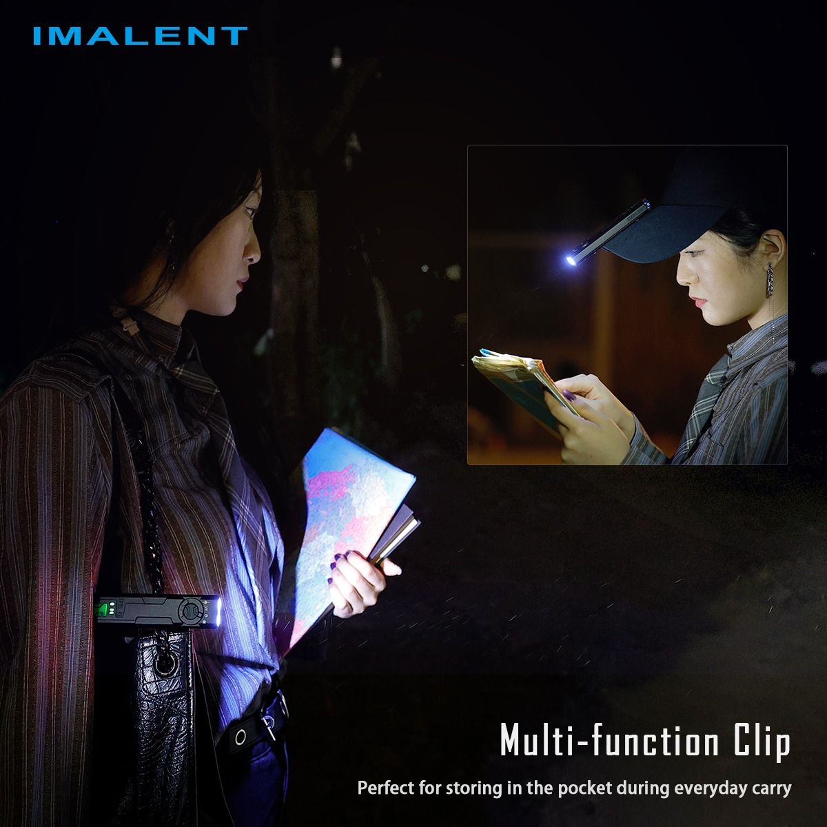 IMALENT GR35 2800 Lumens LED EDC Lommelygte (Rød)
