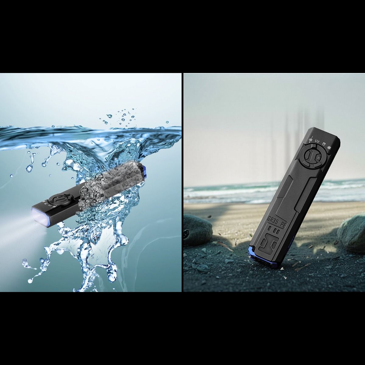 IMALENT GR35 2800 lumen LED EDC-lommelygte (grøn)
