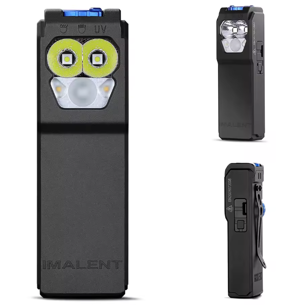 IMALENT GR36 EDC 2800 Lumens Type-C Genopladelig Magnetisk Superlys Clip-on LED Lommelygte