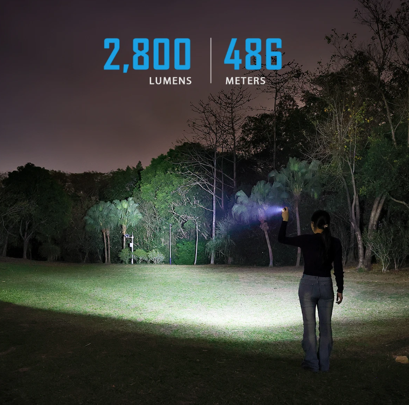 IMALENT GR36 EDC 2800 Lumens Type-C Genopladelig Magnetisk Superlys Clip-on LED Lommelygte