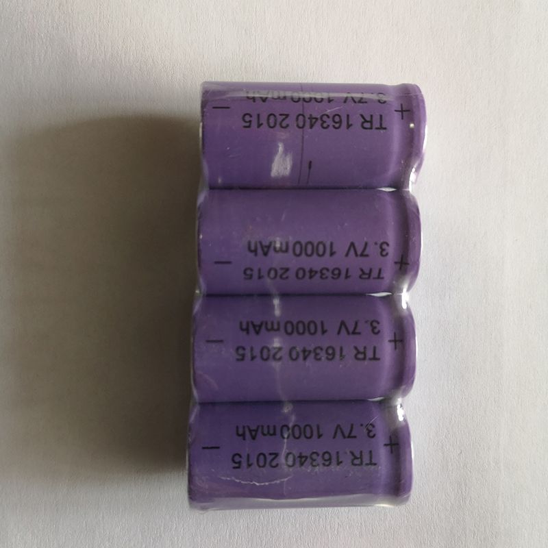 UltraFire TR 16340 1000mAh 3.7V Genopladeligt Li-ion batteri Høj kapacitet Miljøvenlig til gadgets