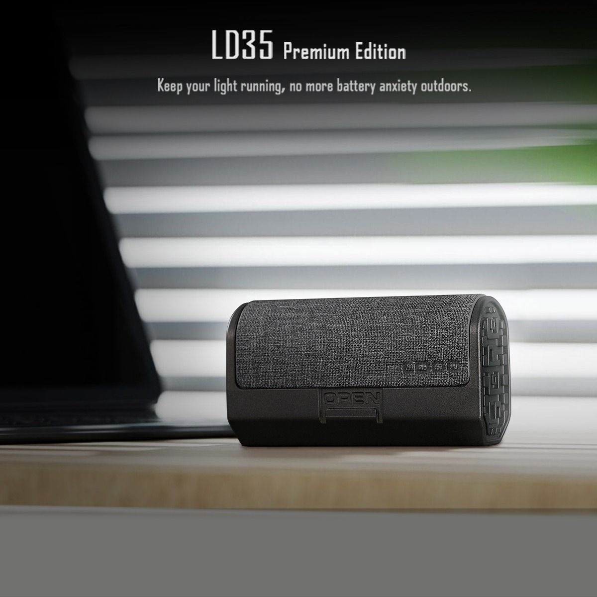 IMALENT LD35 1200 lumen LED Type-C genopladelig EDC lommelygte