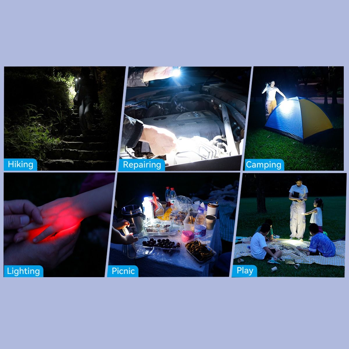 IMALENT LD35 1200 lumen LED Type-C genopladelig EDC lommelygte