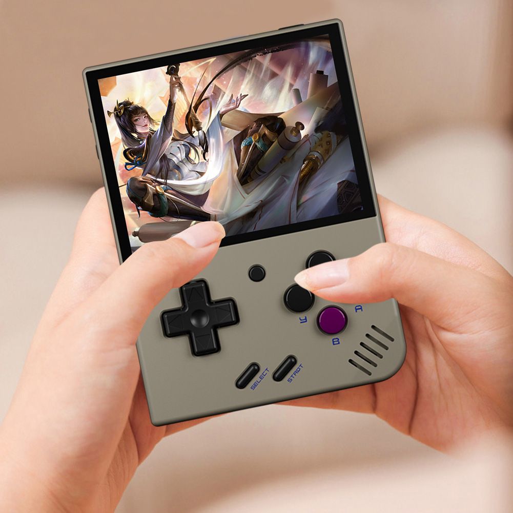 MIYOO Mini Plus Bærbar Retro Spilkonsol 3,5-tommer IPS-skærm Letvægts Klassiske Videospil Kompakt