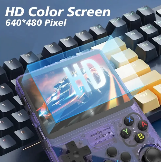 R36S Retro Håndholdt Videospilkonsol 3,5 tommer skærm 10000 klassiske spil Linux-system Bærbar gaming