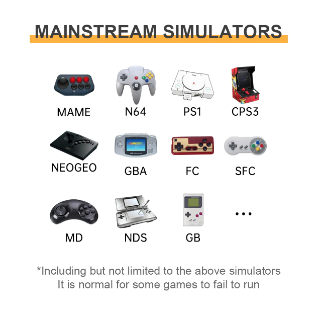 POWKIDDY RGB20S Håndholdt spilkonsol Retro Gaming med RK3326 3,5 tommer skærm og spilemulatorer N64 PS1