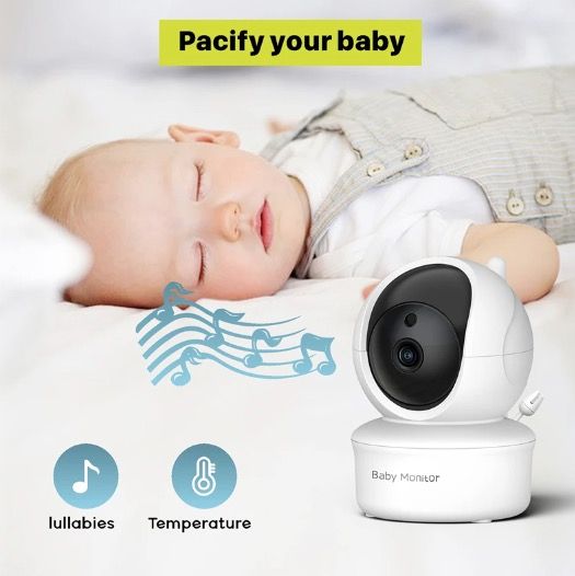5 tommer babyalarm SM650 HD 720P video langtidsholdbart batteri to-vejs lyd bærbar spædbarnsovervågning