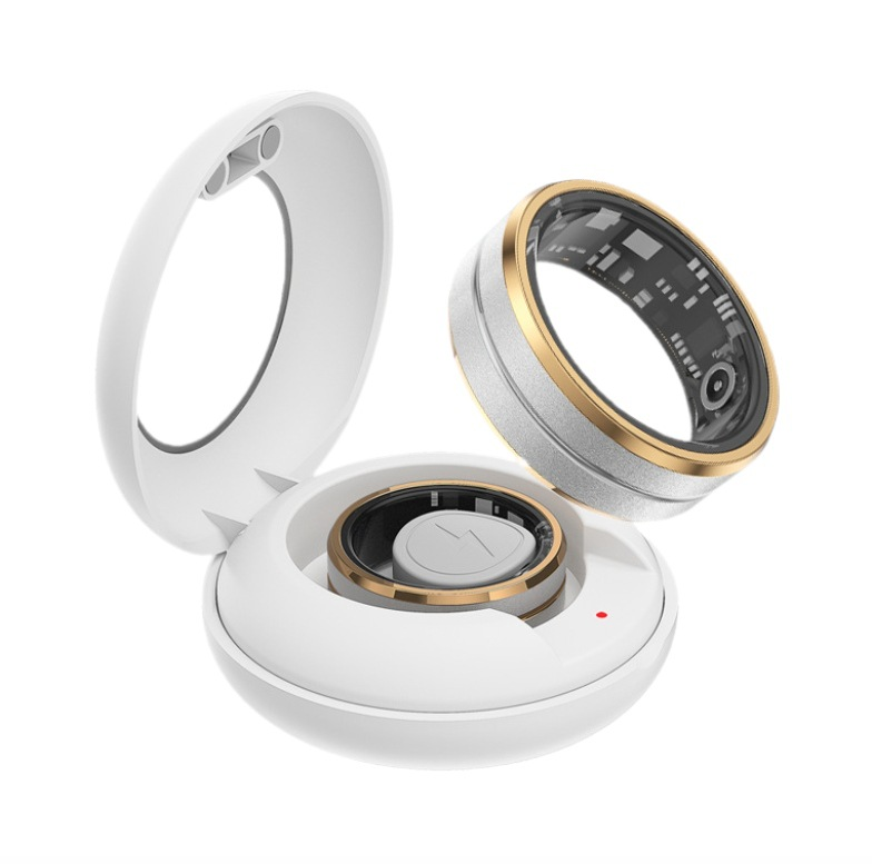 Multifunktionel smart ring, bærbar teknologi med pulsmåling og søvnkvalitetsovervågning, stilfuldt tilbehør