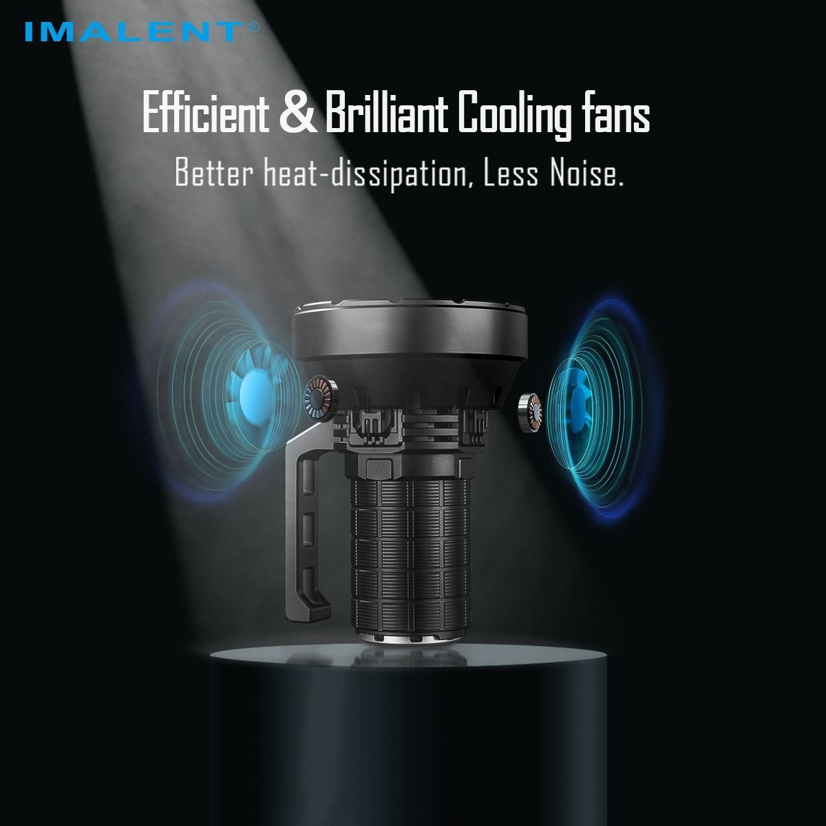IMALENT SR16 55000 Lumen Lang Stråle Lommelygte 1715 Meter LED-lommelygte