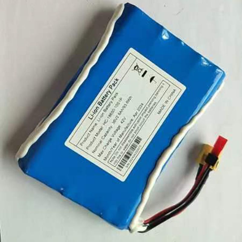 36V Li-Ion el-løbehjulsbatteri 10S1P højspændingsbatteri genopladeligt ydeevnebatteri
