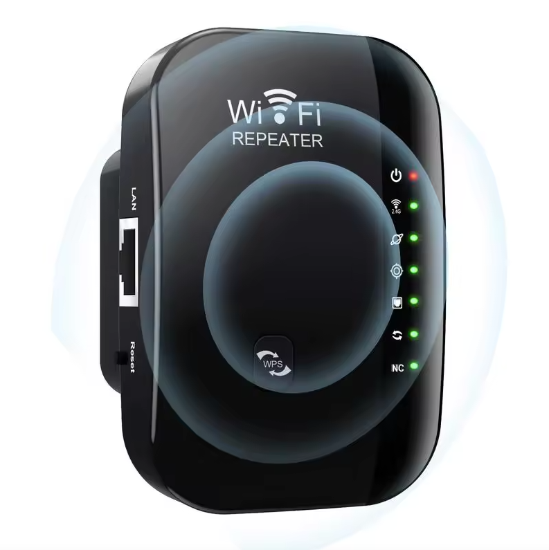 WiFi-repeater trådløs signalforstærker udvidet netværksforstærker hjemmerouter gennem væggen soveværelse modtag bevægelse