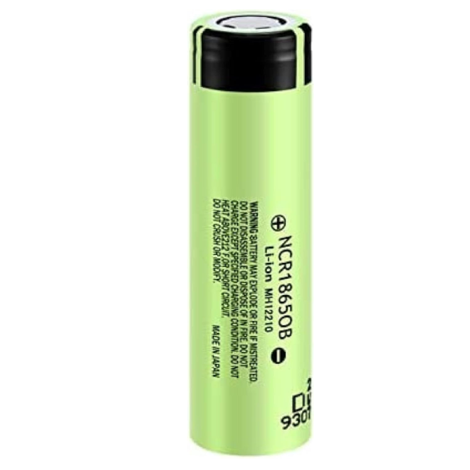 NCR18650B 3400mAh 18650 Li-Ion genopladeligt batteri