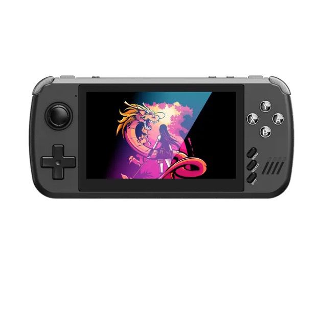 POWKIDDY X39pro Håndholdt videospilkonsol 4,3 tommer IPS retrospil med PS1-support og HD-output