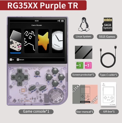 Transparent purple